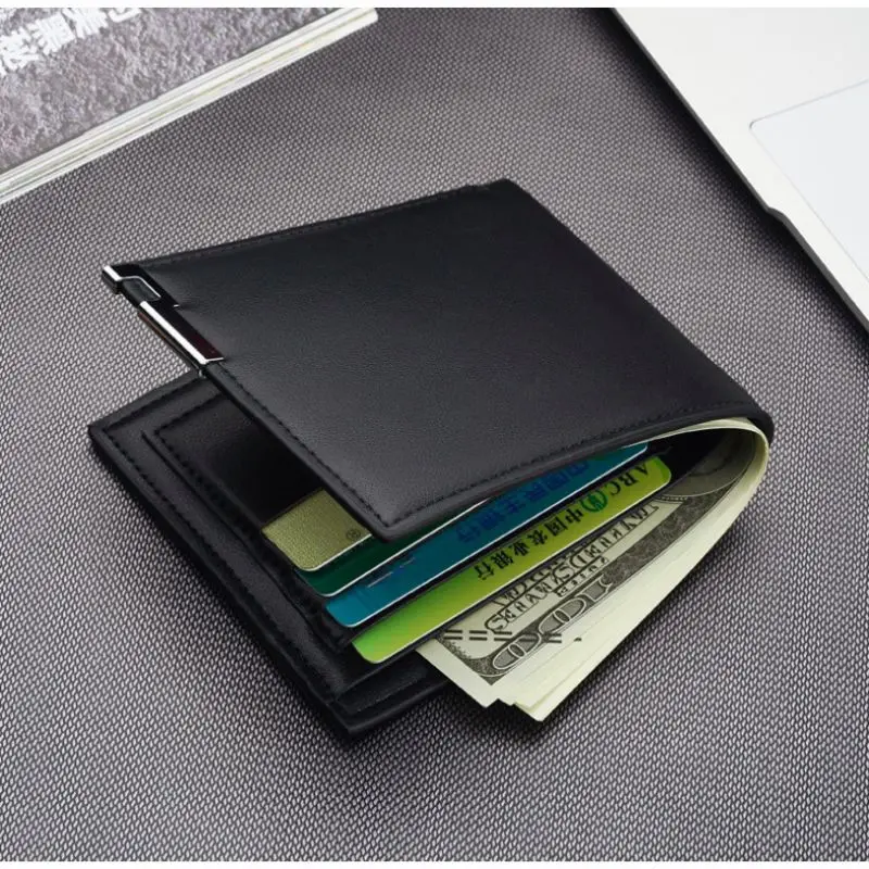 DOMPET PRIA LIPAT DIBI.NRF POLOS/CUSTOM/BEBAS/GAMBAR/LOGO Dompet Kulit Men Fashion Letter Wallet KEREN 2