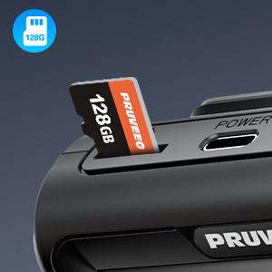 Product Introduction of Pruveeo 360 Degree Viewing Angle 4 Channel Driving Recorder Front Rear Left, Car Driving Recorder, Built-in GPS WiFi Night Vision Function, 24/7 Record Parking Mode Monitor, Free 128G Card 37
