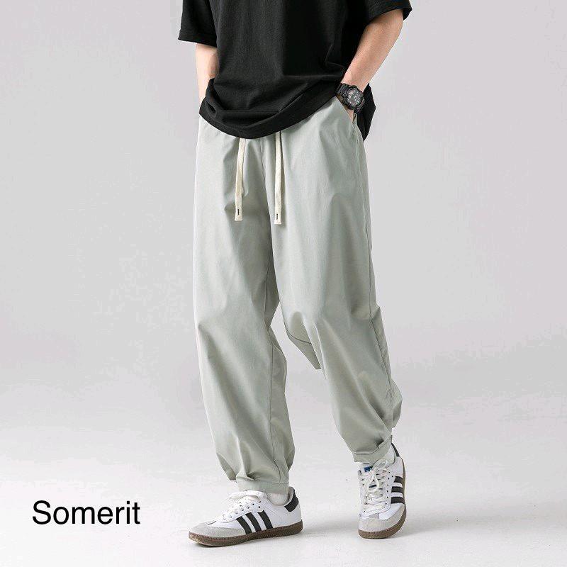 Quần jogger nam chất liệu dù kaki mềm co giãn thoải mái Sport Tập Thể Dục