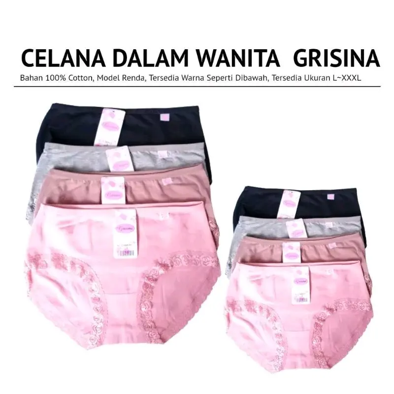 CELANA DALAM WANITA GRISINA RENDA SIZE JUMBO