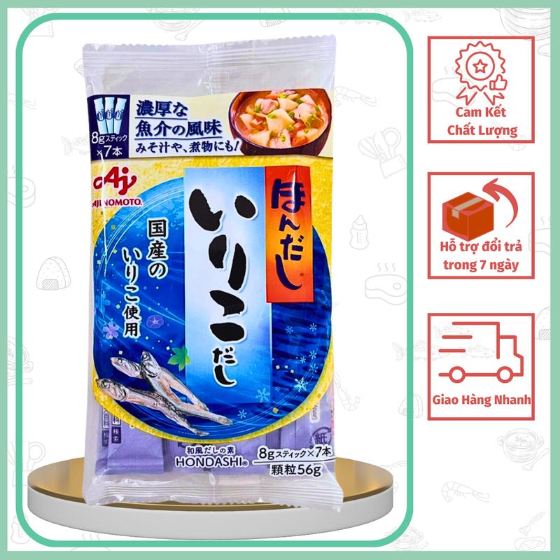[NHẬT BẢN] Hạt nêm cá cơm Ajinomoto 56g Nhật Bản chia túi nhỏ mẫu mới Gia Vị Bột