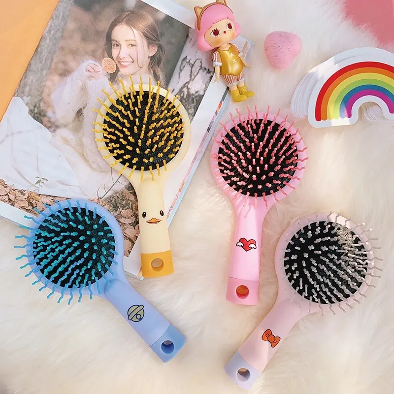 Lược Cầm Tay Mini Kèm Gương 2IN1 Kiểu Dáng Đơn Giản