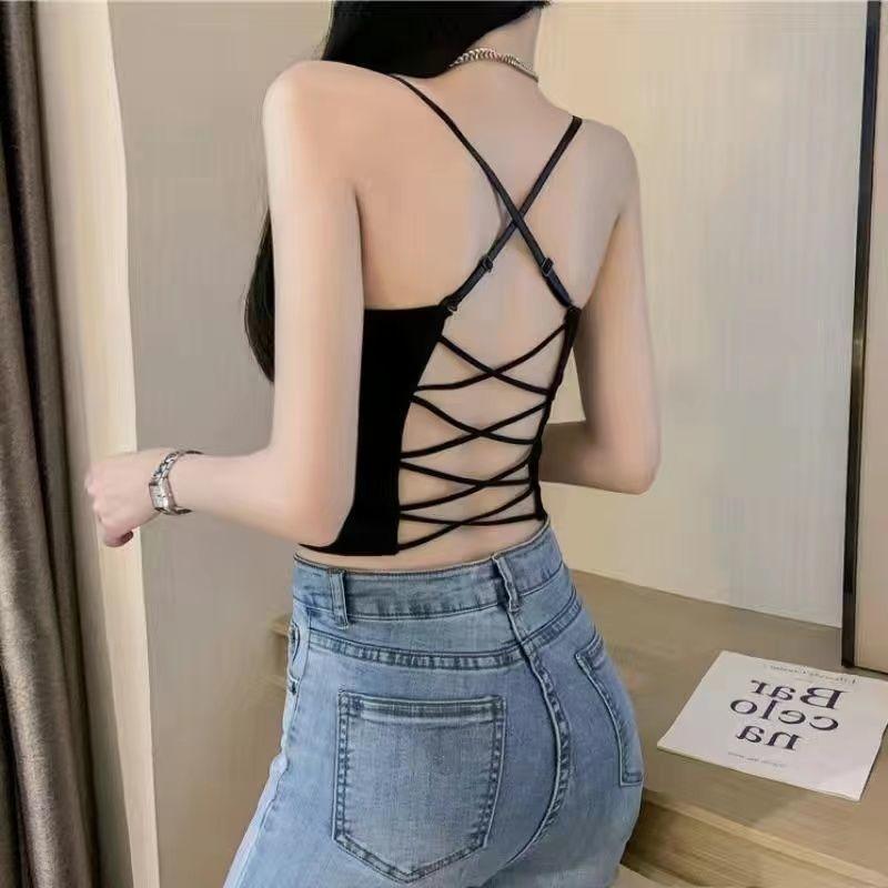 Product Introduction of Áo Vest Lớp Cơ Sở Áo Yếm, Áo Ống, Áo Lót, Áo Sơ Mi Lớp Cơ Sở Dụng Cụ, Dễ Phối Đồ Có Thể Mặc Ngoài Trời, Cô Gái Nóng Bỏng Gợi Cảm, Màu Trơn Có Thể Mặc Bên Trong, Bao Gồm Áo Yếm, Số Lượng Áo 13