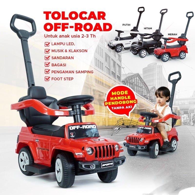 Mainan Anak Mobil Mobilan Dorong Manual K601B Jeep Pajero sport Tolocar ride on 0