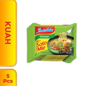 5 PCS - Indomie Kuah Soto Mie 70 Gr