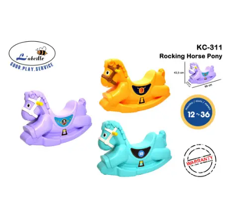 Labeille KC 311 Rocking Horse Pony Kuda Kudaan Jungkat Jungkit Toys