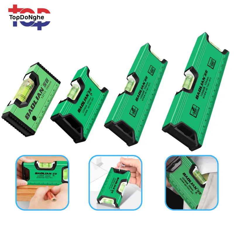 Thước thuỷ nước livo mini BAOLIAN đo  chiều  cân bằng chuẩn - Cao cấp chính hãng - Nam chấm từ cực mạnh 5