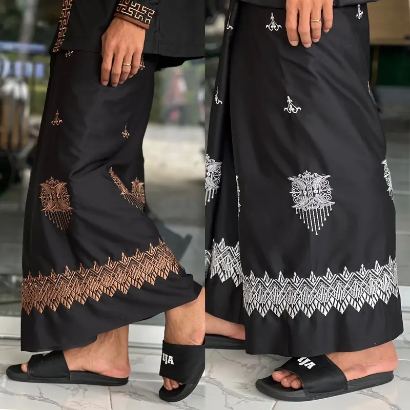Sarung Aceh Bordir Original 100% - Nyaman Dipakai untuk Beribadah - Muslim 1