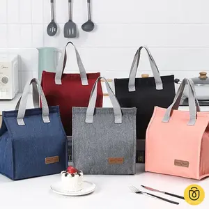 Tas Bekal Makanan Tas Kotak Makan Siang Portabel Luch Bag Food Box Foil Lunch Box Bag – HW229