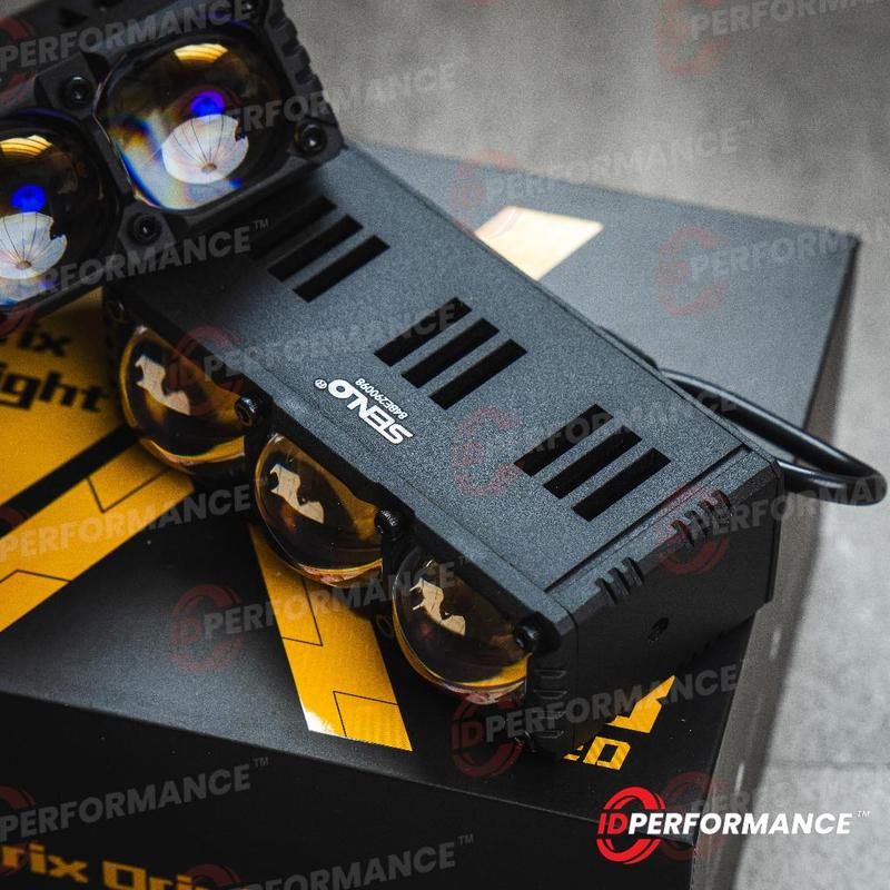 MINI PROJIE SENLO X3 PLUS V3 BLUE LENS 140 WATT FOGLAMP LASER LAMPU ...