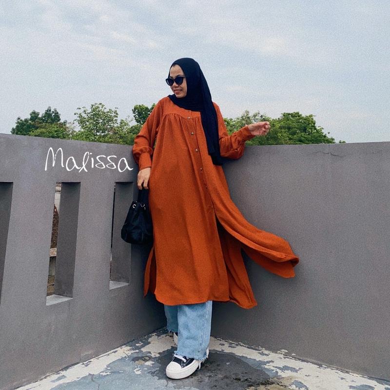 AIRFLOW Long Tunik Oversize Tunik Jumbo Premium by Malissa Vine Casual 2