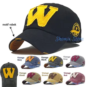 W LOGO TJokers Topi Baseball Hat Cap Casual Sport Distro Vintage Pria Wanita Dewasa
