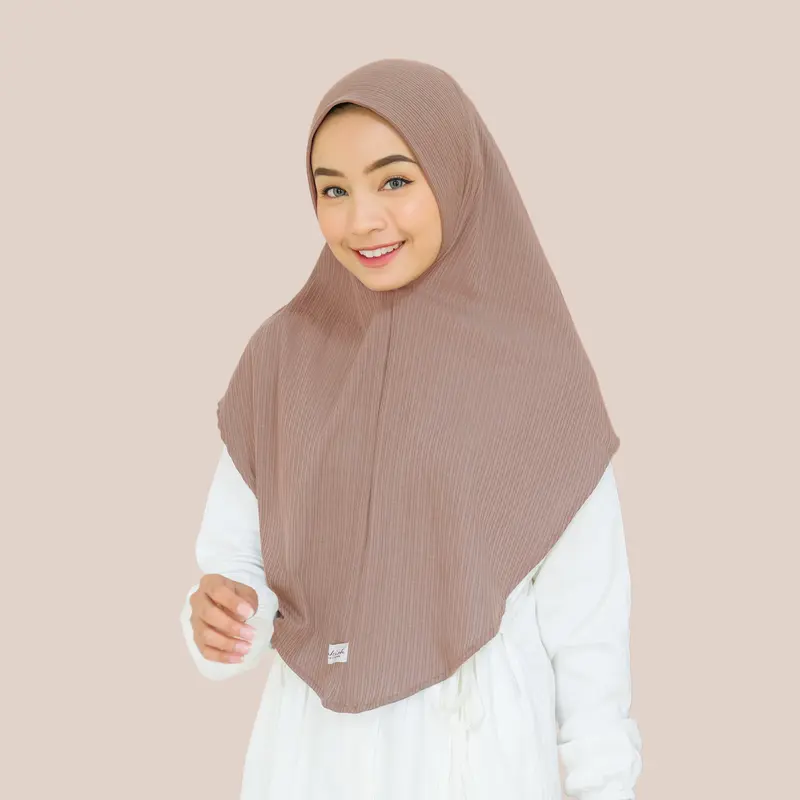 Pinkish Official - Arsy Instan (Bergo Hijab Nyaman Panjang Bahan Korean Knit) 0