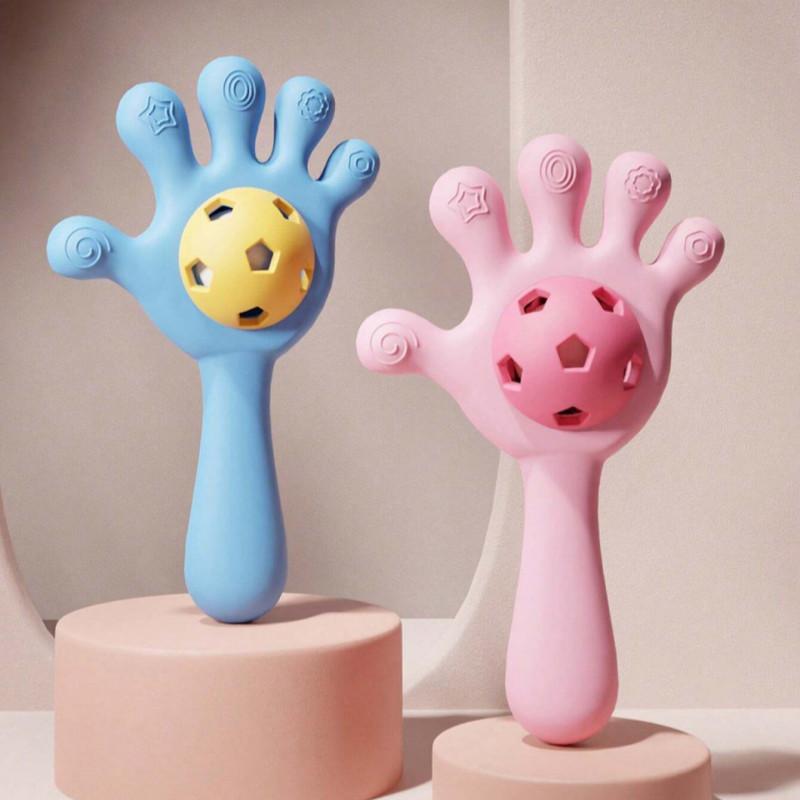 Mainan Bersuara untuk Bayi - Mainan Edukasi dengan Bunyi, Cahaya, dan Goyangan, Teether Silikon Food Grade Aman untuk Mulut Bayi 3+ Bulan