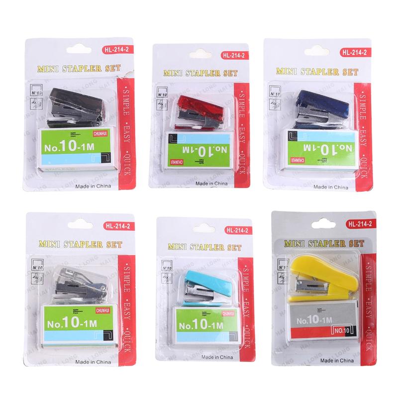 Small Basic Stapler with 10# Staple 20 Sheets Capacity Pocket Office ...