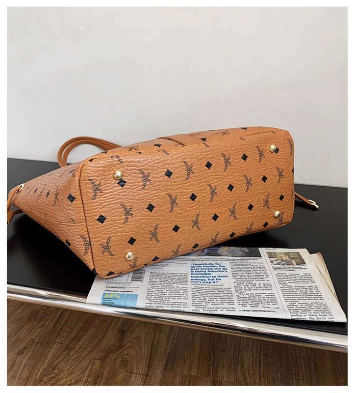 Product Introduction of 2024 New Tote Handheld Bun Mother Female Large Capacity Shoulder Versatile Trendy Two Piece Commuter Bag 20