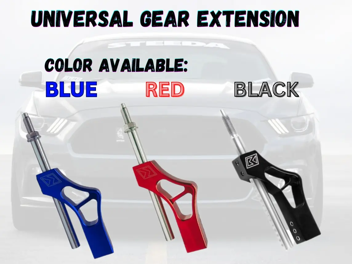 UNIVERSAL ADJUSTABLE SHIFTER EXTENDER GEAR LEVER EXTENSION STICK ...