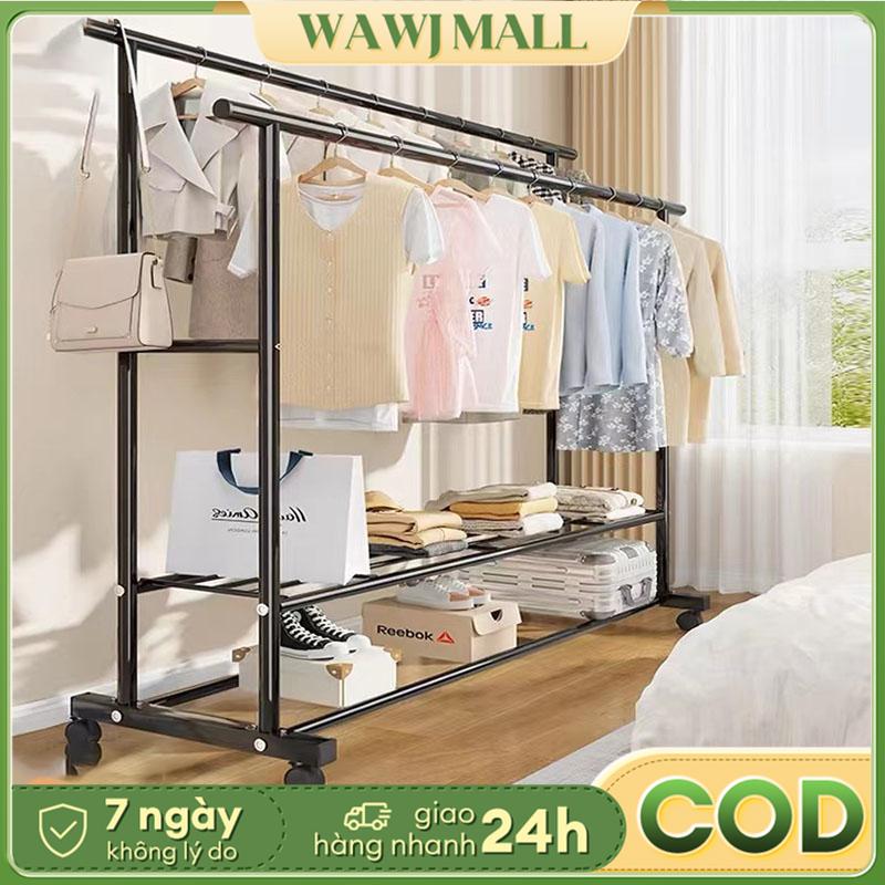  Giá Phơi Quần Áo Đa Năng 3 Trụ Xoay 360° - Tủ Treo Đồ Thông Minh Chống Ẩm & Di Chuyển Linh Hoạt | Thiết Kế Chống Đổ Gió Mùa Tải Trọng 80kg Tối Ưu Cho Chung Cư Hà Nội & TP.HCM 