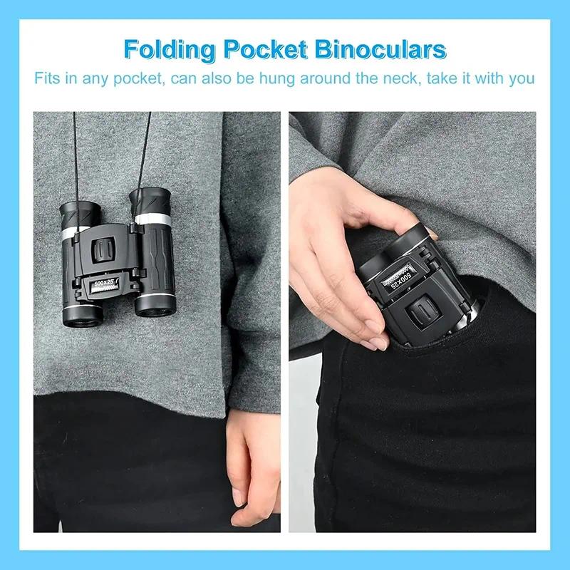 NEW 500X25 Hd Zoom 5000M/50000M Binoculars Telescope Folding Long-Distance Vision Micro Telescope For Camping Outdoor Sports - Image 4