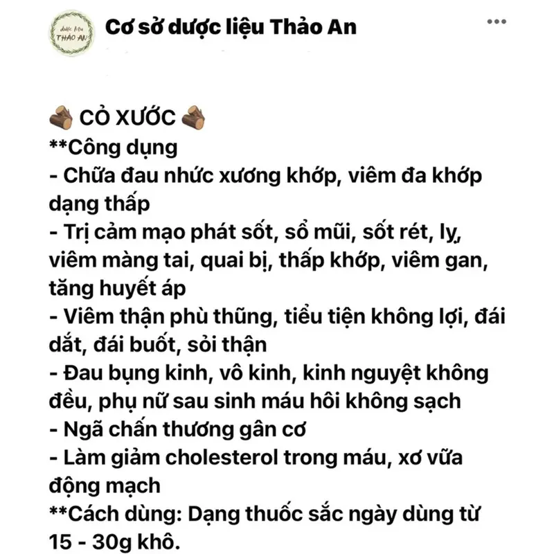 1 kg cây CỎ XƯỚC khô (mới, đẹp, loại 1) - cơ sở dượċ liệu Thảo An 1