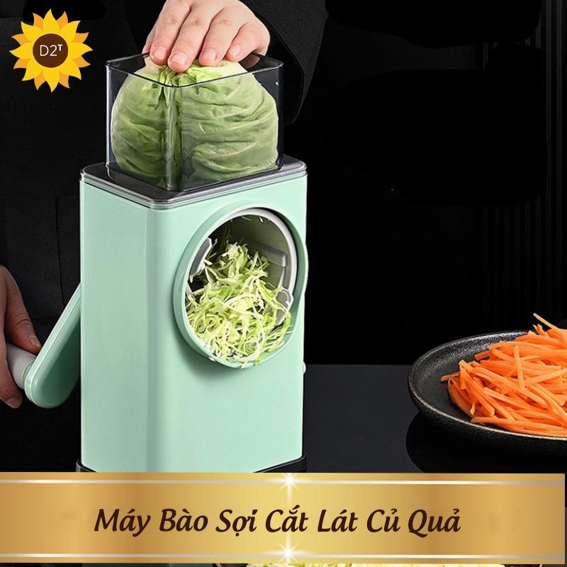 Máy bào sợi cắt lát củ quả, Máy bào sợi rau củ đa năng - Máy thái lát, nạo nhỏ rau củ quả tiện lợi