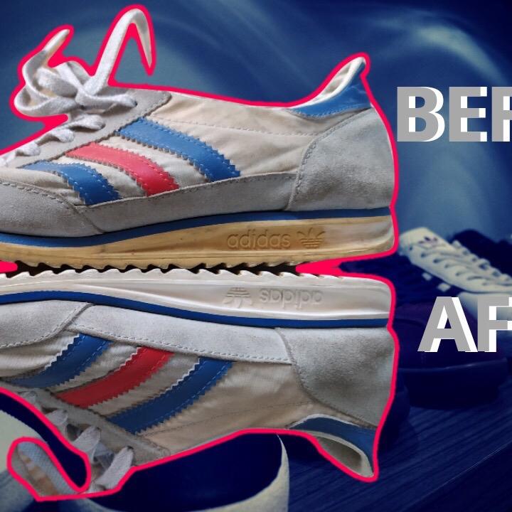 Unyellowing sepatu penghilang noda kuning pemutih karet sepatu unyellowing midsole Putih Shoe 1