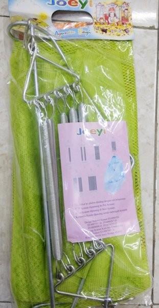 Product Introduction of ayunan bayi gantung joeyi per5 pakai kelambu lengkap dengan per dan besi gantungan kain warna (biru,hijau dan pink) 1
