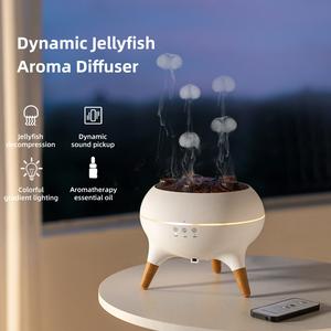 New Dynamic Multi-Spray Aroma Diffuser Desktop Flame Humidifier Household Spit Smoke Ring Jellyfish Spray Humidifier shangri  la fragrances automatic  room oud  reed