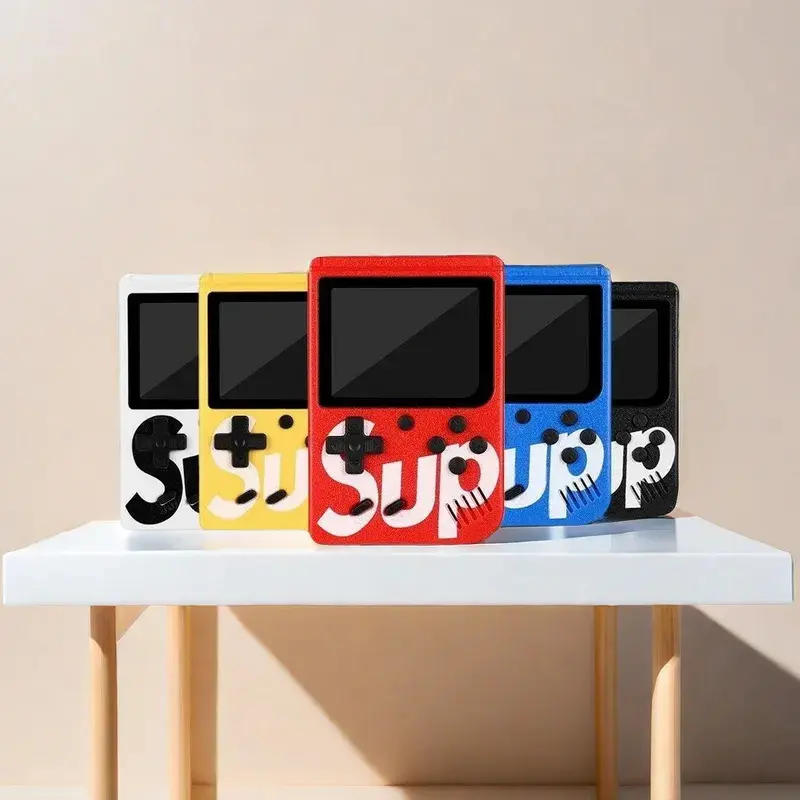 Konsol Permainan Video Pegang Tangan Mini, Gaya Retro, Mudah Alih, LCD Warna LCD 8-Bit 3.0 Inci, Pemain Permainan Kanak-kanak, 400 Permainan Terbina dalam, Sesuai untuk Hadiah Xmas Kanak-kanak Consoles Games