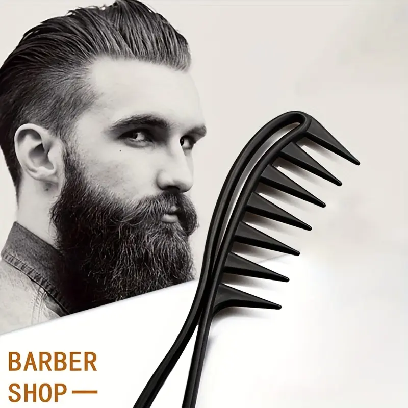 Ergonomic Anti-Static Wide-Tooth Comb – Effortless Detangling for Frizz-Free, Healthy Hair, Suitable for All Hair Types