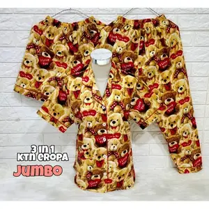 Piyama Wanita Dewasa Motif Karakter Terbaru Size L fit to XL dan Size XXL / JUMBO