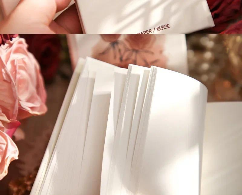 Product Introduction of JIANWU 160 Pages/book Free Romance Series A7 Vintage Flower Mini Pocket Notebook Creative DIY Student Supplies Stationery 9