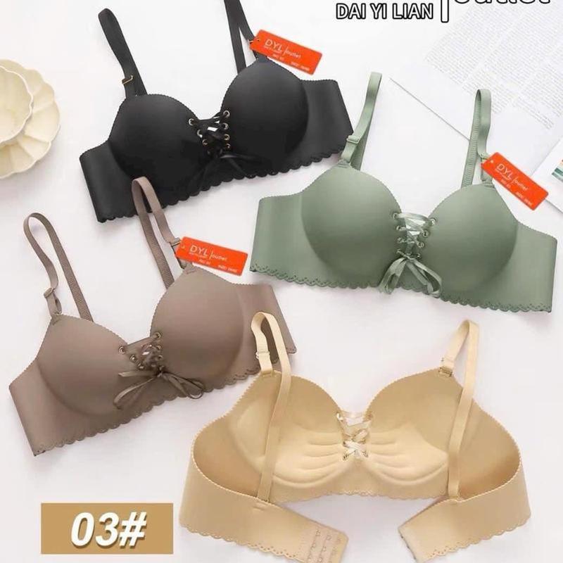  A03 - Áo dây rút nâng vòng 1 mút dày 2,5cm đệm bàn tay đẹp áo không gọng áo ngực áo ngực nữ áo lót 