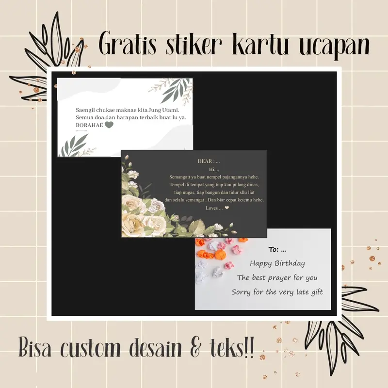 Hiasan Dinding Dekorasi Kamar Huruf Wall Decor Aesthetic - NANI 1