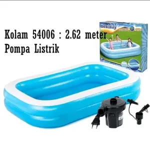 KOLAM RENANG ANAK BETSWAY 54006 / Kolam Anak Mandi Bola ( 262x175x51cm )