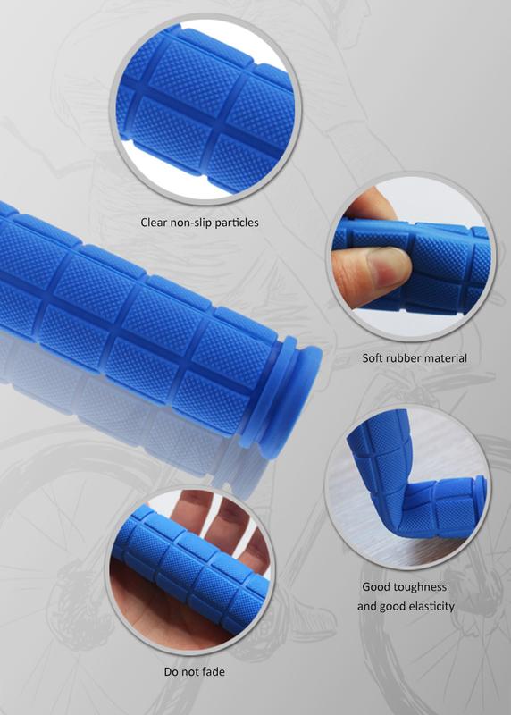 Product Introduction of ที่จับแฮนด์จักรยาน, ที่จับบาร์จักรยานกันลื่น, ฝาครอบยาง, เหมาะสำหรับเกียร์คงที่, BMX, MTB, จักรยานเสือภูเขา, อุปกรณ์เสริมจักรยาน กลางแจ้ง Sport ออกกำลังกาย กีฬา 16