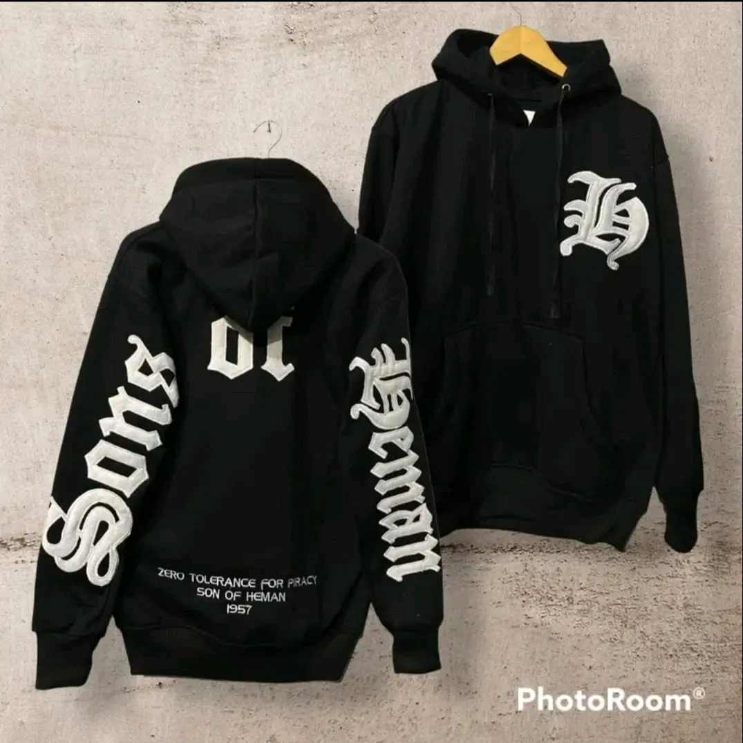 jaket Hoodie sherpa bordir//bajumurahBandung//crunek sherpa bordir pria wanita dewasa