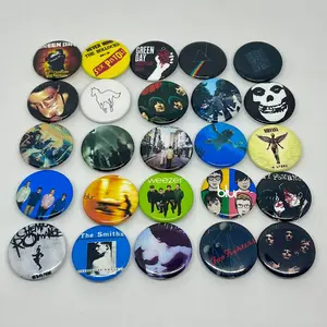 Pin Button Band Album Cover Hardcore Metal Punk Rock Indie Pop Shoegaze Midwest Emo Skena #1