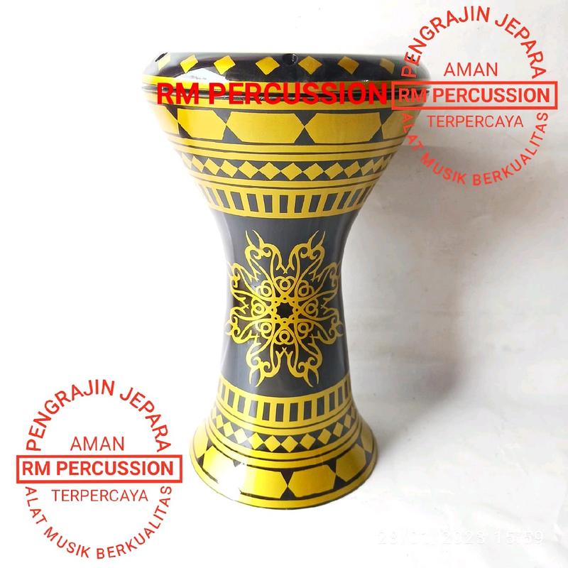Darbuka 8 Inch Full Set Lengkap dengan Tas Busa dan Kunci L 9