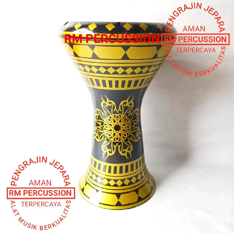 Darbuka 8 Inch Full Set Lengkap dengan Tas Busa dan Kunci L 8