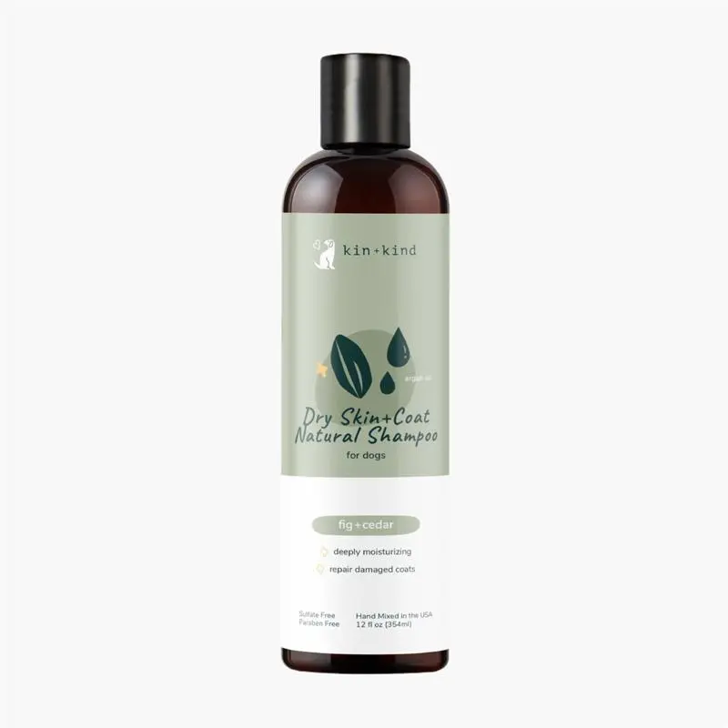 Kin + Kind -  Dry Skin & Coat Shampoo For Dogs (Cedar) -354ml