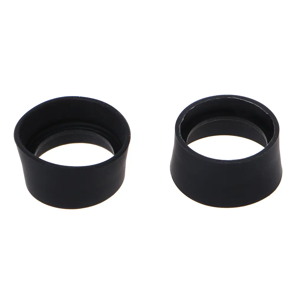 2 Pieces Soft Rubber Eyepiece Eye Shield 35-37mm Eye Guards Cups Eyepiece Covers Suitable for Binocular Microscope