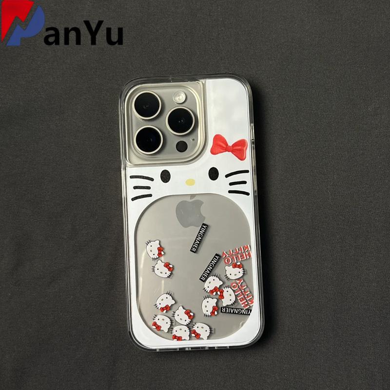 Product Introduction of Ốp Điện Thoại Cát chảy, Thiết Kế Miệng Lớn Di Động, Hello kitty iphone 15 / 16, Thích Hợp Cho Apple 14pro Và 13, Nữ, Bộ 12, [Yêu Cầu Panyu] 7