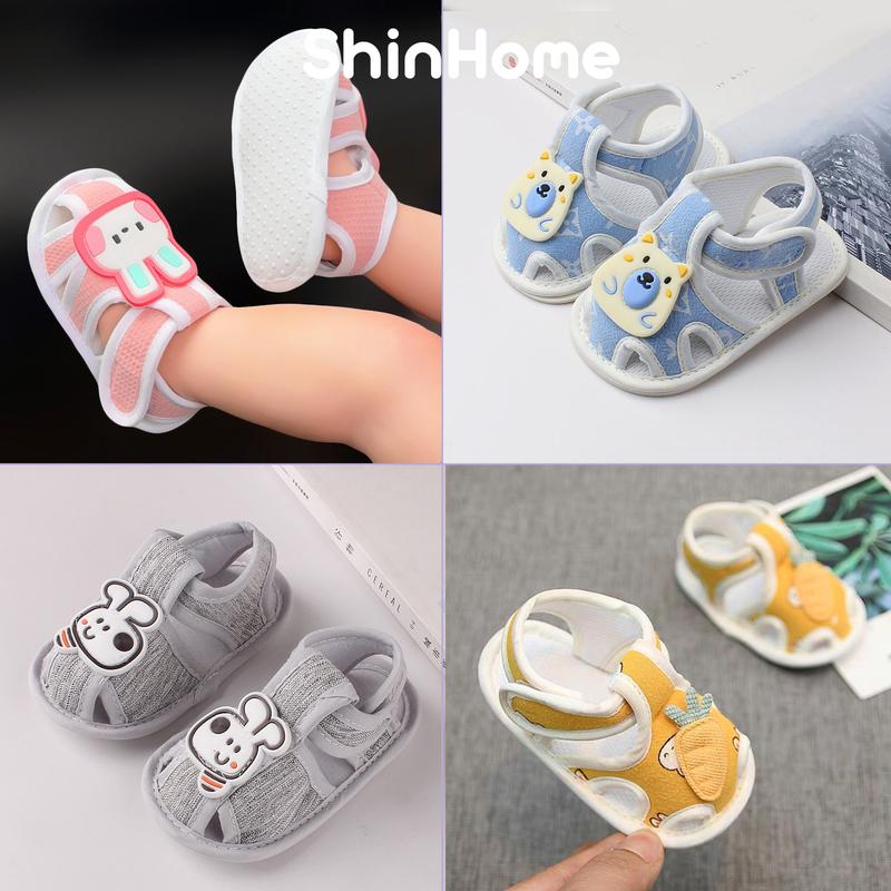 Dép tập đi chống trượt quai dán cho bé trai bé gái sơ sinh 0-1 tuổi dép  xốp