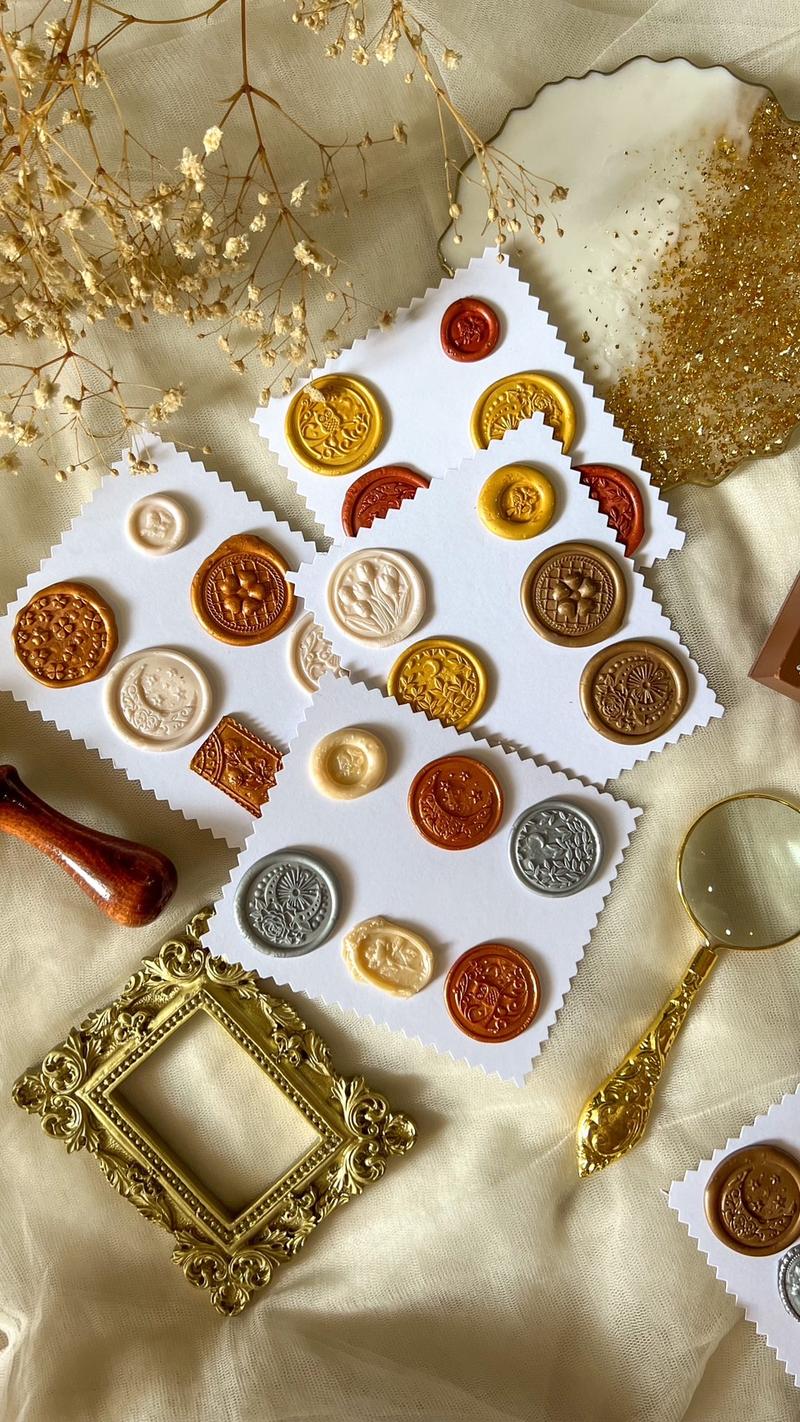 Product Introduction of bloomingyourdays wax sealed lilin wax seal journal scrapbook jurnal deco buku cat 7