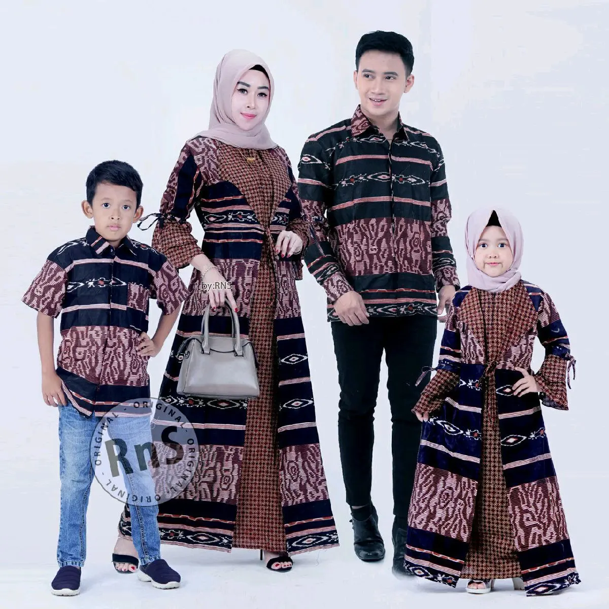 Batik Couple Keluarga Songket Jazzy Terbaru TikTokShop Seragam Sarimbit Gamis