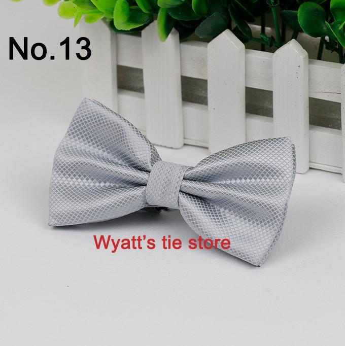 Product Introduction of $ Bow Tie Men's Polyester Jacquard Bow Tie Hidden Check Fine Texture Bow Tie Korean Style British Wedding Bow Tie 13