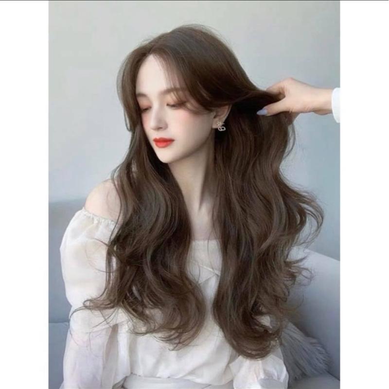 Tóc Giả Nguyên Đầu 2 Mái Bay Women Wig