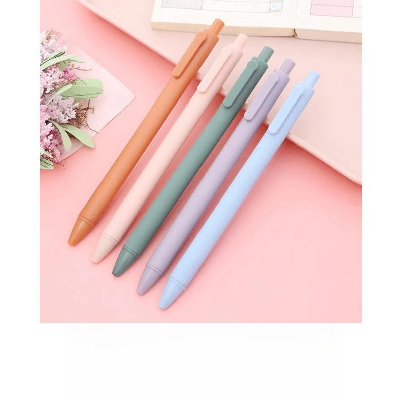 Product Introduction of COD Morandi color push-button fountain pen, macaron student push-button fountain pen, office stationery bouncing signature pen 2