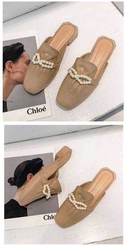 Product Introduction of Women's Summer Fashionable Outdoor Slippers 2022 New Korean Style Internet Celebrity Ins Home Non-Slip Cute Trendy Closed Toe Half Slippers 23